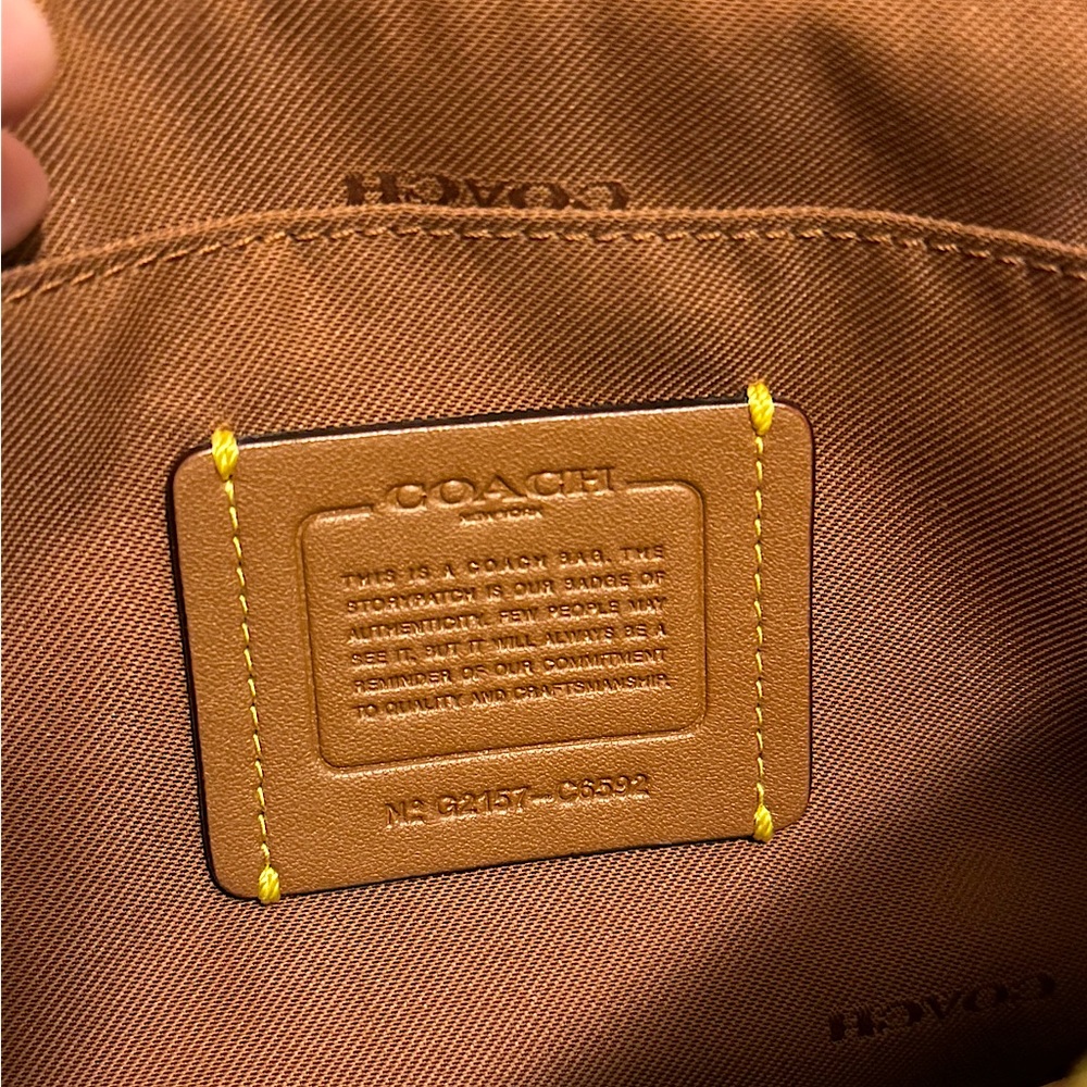 Coach Crossbody Tan Kittens and Mittens